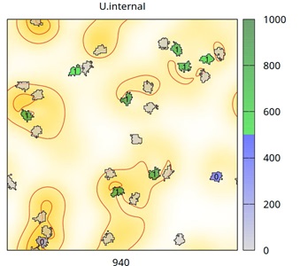 Mass-conserving secretion and uptake of a diffusible signal/pathogen/virus by Brusch